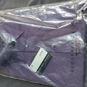 NWT Geoffrey Beene "Mulled Grape" Men's Dress Shirt